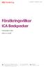 Försäkringsvillkor ICA Backpacker