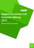 Rapport om solvens och finansiell ställning 2017