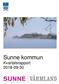 Sunne kommun Kvartalsrapport