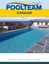 Katalog. Poolpaket Spabad Pooltak Tillbehör