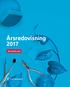 Årsredovisning Mer tid för vård