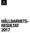 HÅLLBARHETS- RESULTAT 2017