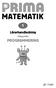 Lärarhandledning. Tilläggshäfte PROGRAMMERING