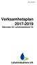 LBVA 2016/ Verksamhetsplan Nämnden för Laholmsbuktens VA