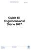 Guide till Kognitionsavtal Skåne 2017