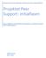 Projektet Peer Support: initialfasen
