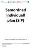 Samordnad individuell plan (SIP)