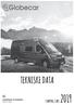 TEKNISKE DATA CAMPING CARS