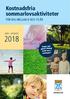 Kostnadsfria sommarlovsaktiviteter