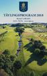 TÄVLINGSPROGRAM Båstad Golfklubb