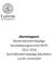 Alumnirapport: Beteendevetenskapliga kandidatprogrammet (BVP) Samhällsvetenskapliga fakulteten, Lunds universitet