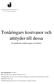 Tonåringars kostvanor och attityder till dessa