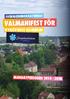 SVERIGEDEMOKRATERNAS VALMANIFEST FÖR NYKÖPINGS KOMMUN. Nyköping