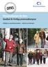 Promenadkompis för äldre Handbok för frivilliga promenadkompisar. Glädje av utomhusmotion stöd av en kompis