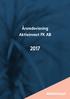Årsredovisning Aktieinvest FK AB