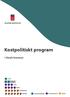 Kostpolitiskt program