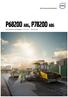 P6820D ABG, P7820D ABG. Volvo bandburna asfaltläggare 2,5 11,0 m kw