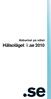 Nåbarhet på nätet. Hälsoläget i.se 2010