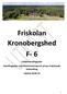 Friskolan Kronobergshed F- 6. Likabehandlingsplan Handlingsplan mot diskriminering och annan kränkande behandling Läsåret