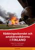 Räddningsväsendet och avtalsbrandkårerna I FINLAND