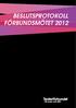 BESLUTSPROTOKOLL FÖRBUNDSMÖTET 2012