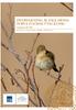 Övervakning av fåglarnas populationsutveckling. Årsrapport för 2017