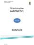 NÄRINGSLIV OCH ARBETE GÄVLE VUXENUTBILDNINGEN. Förteckning över LÄROMEDEL HT-18 KOMVUX