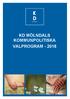 KD MÖLNDALS KOMMUNPOLITISKA VALPROGRAM