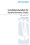 Installationshandbok för Pyramid Business Studio