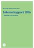 Ekonomisk välfärdsstatistik 2018:1. Inkomstrapport individer och hushåll