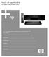 Garanti- Warranty och supporthandbok HP Digital Entertainment Center