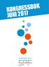 KONGRESSBOK JUNI 2017 KONGRESS 2017