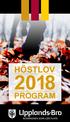 HÖSTLOV 2018 PROGRAM