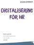 Digitalisering för HR