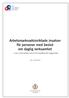 Arbetsmarknadsinriktade insatser för personer med beslut om daglig verksamhet