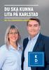 DU SKA KUNNA LITA PÅ KARLSTAD VAL TILL KOMMUNFULLMÄKTIGE