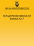 ÅBO AK ADEMIS STUDENTKÅR THE STUDENT UNION OF ÅBO AKADEMI UNIVERSITY. Verksamhetsberättelse och bokslut 2017