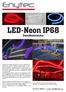 LED-Neon IP68. Översiktsbroschyr. Tel: e-post: