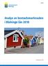 2018:10. Analys av bostadsmarknaden i Blekinge län 2018