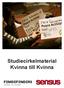 Studiecirkelmaterial Kvinna till Kvinna