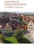 NATIONELLT VÄRLDSARVSMÖTE I VISBY MAJ 2018