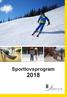 Sportlovsprogram 2018