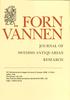 Till 700-årsminnet af slaget vid Lena (31 januari 1208). 3. (Slut.) Läffler, Frits Fornvännen