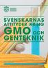 SVENSKARNAS ATTITYDER KRING GMO OCH GENTEKNIK KFS RAPPORT