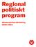 Regional politiskt program. Vänsterpartiet Gävleborg