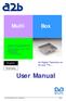 User Manual. Multi. Box. Multi. Box. for Digital Television on all your TVs... English. Svenska