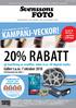 20% RABATT KAMPANJ-VECKOR! på överföring av smalfilm, video m.m. till digitalt media Gäller t.o.m. 7 oktober Snart är det jul...