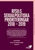 RFSU:s SEXUALPOLITISKA PRIORITERINGAR