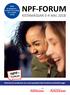 NPF-FORUM KISTAMÄSSAN 3-4 MAJ 2018 NPF- FORUM. Attentions konferens om neuropsykiatriska funktionsnedsättningar