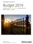 Kävlinge kommun. Budget Plan